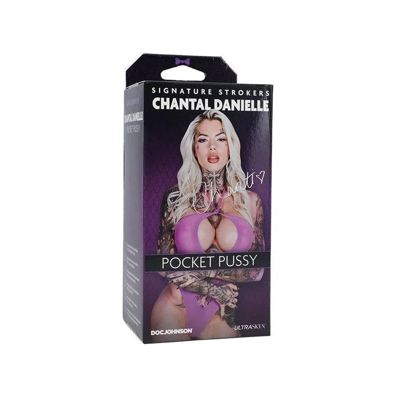 Doc Johnson Chantal Danielle Pocket Pussy Stroker Vanilla Masturbators and Strokers