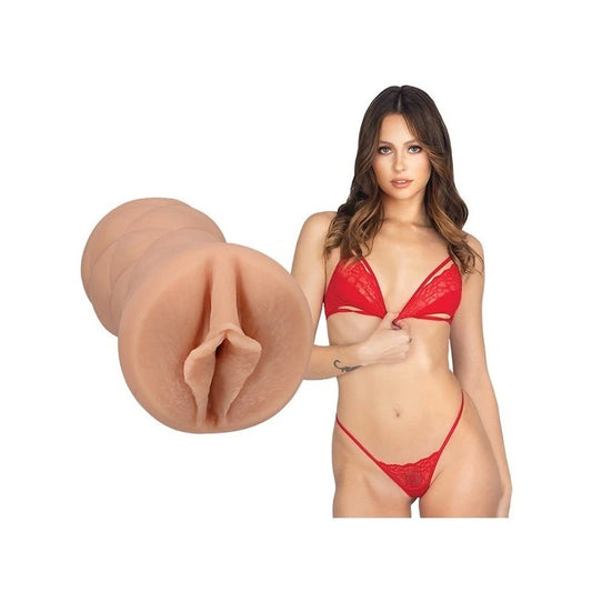 Doc Johnson Stella Barey Pocket Pussy Masturbator Vanilla - Masturbators and Strokers