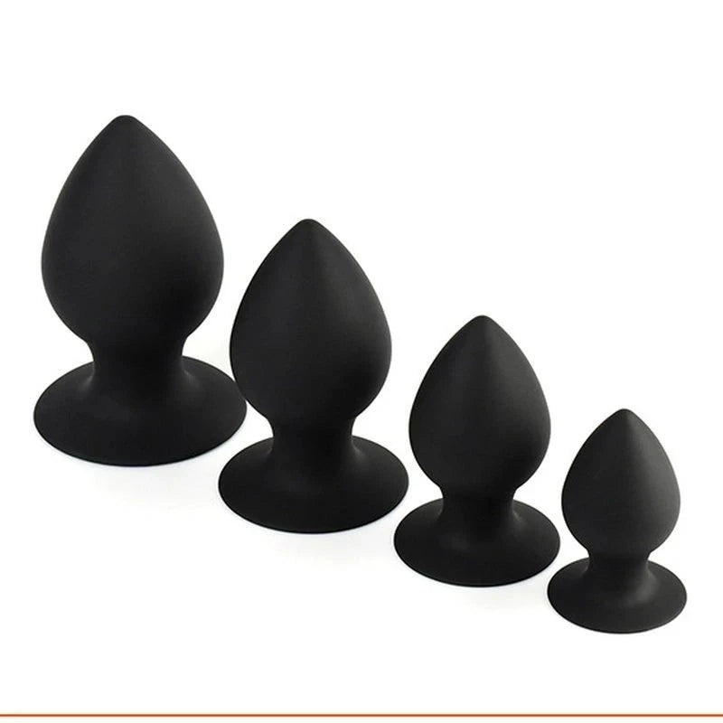 BDStyle Loving Joy Silicone Butt Plug Black Butt Plugs