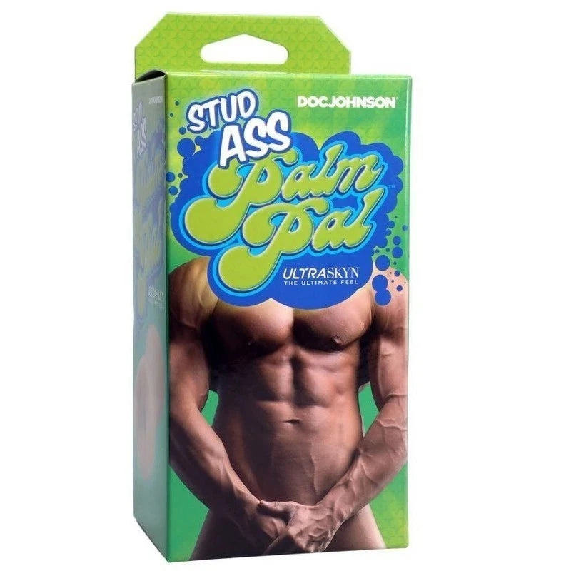Doc Johnson Palm Pal Stud Ass UltraSkyn Male Stroker Flesh Masturbators and Strokers