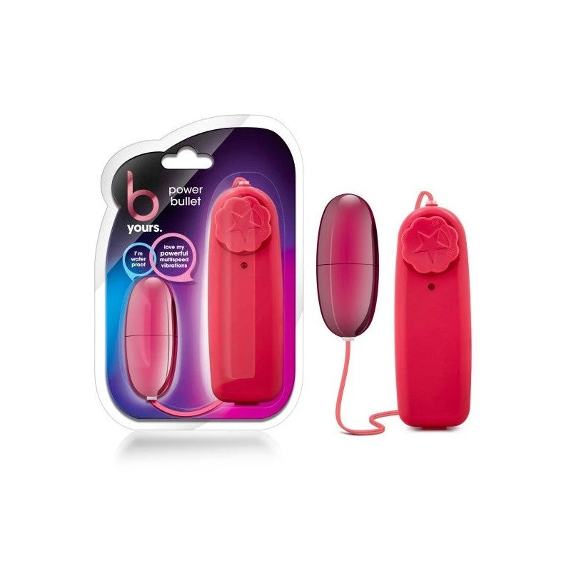 Blush Novelties B Yours 5.3 cm Multi Speed Power Bullet Vibrator Bullet Vibrators