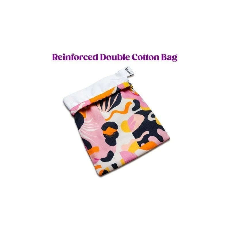 Blush Novelties The Collection Burst Cotton Toy Storage Bag Vibrator Accessories