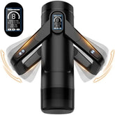 CyberSkin The Wing Thrusting Male Masturbator With Heater Black Masturbators and Strokers