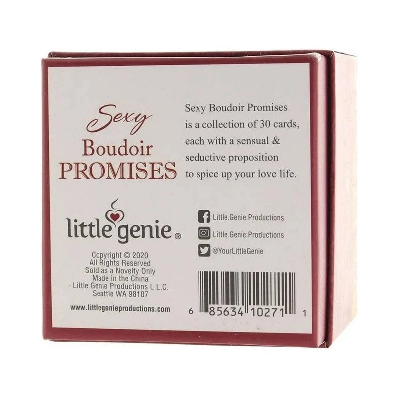 Little Genie Behind Closed Doors Sexy Boudoir Promises Lovers Activity Cards Sex Games, Coupons and Tricks