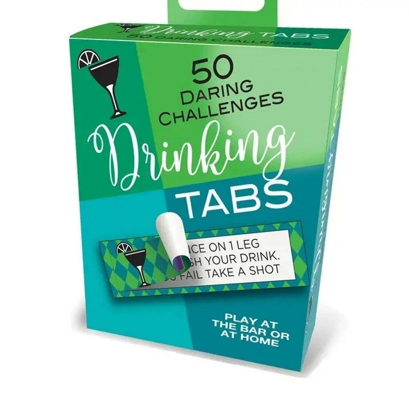 Little Genie Drinking Tabs Set Of 50 Drinking Challenges Adult Card Game Party Gifts and Novelties