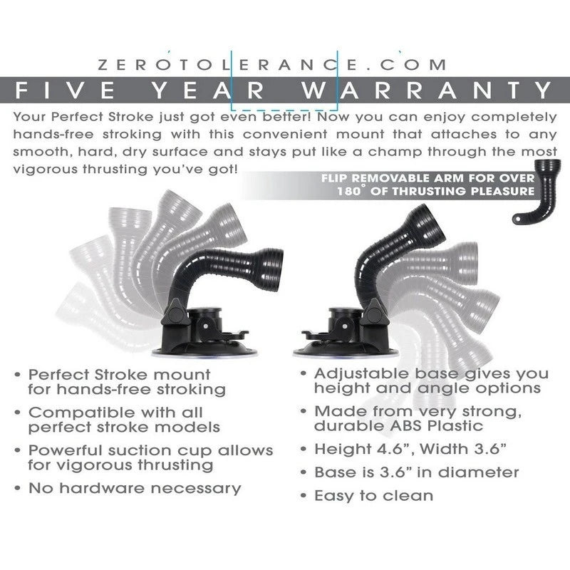 Zero Tolerance Perfect Stroke Mount Suction Cup Holder Masturbators and Strokers