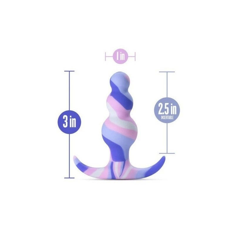 Avant Twilight Silicone Anal Plug Blue Butt Plugs