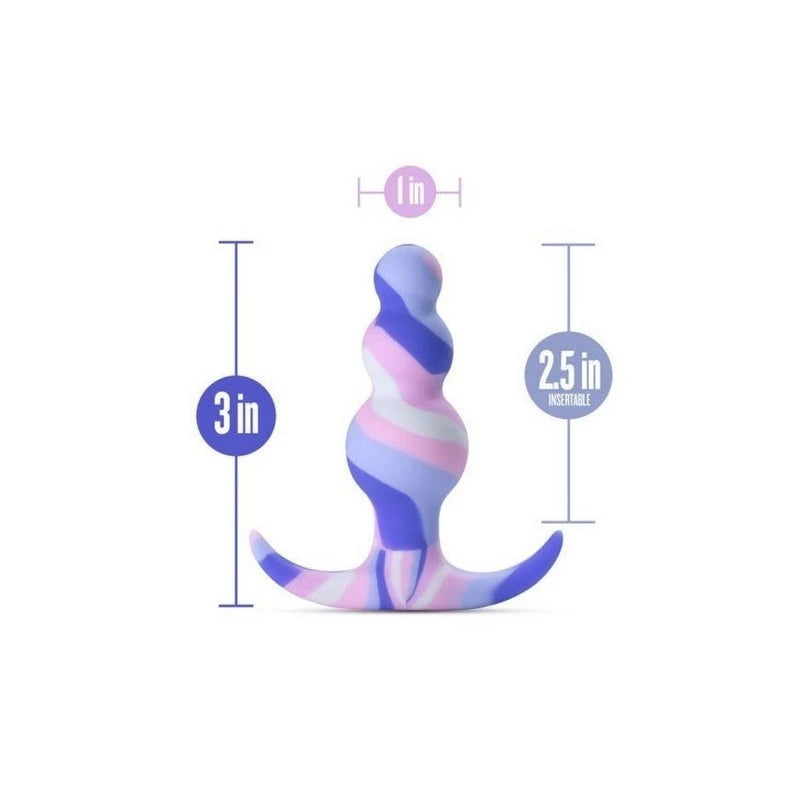 Avant Twilight Silicone Anal Plug Blue Butt Plugs