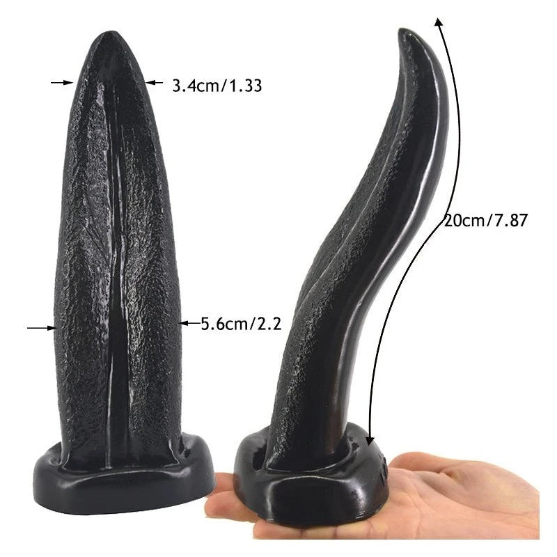 FAAK Tongue Shape Anal Plug Butt Plugs