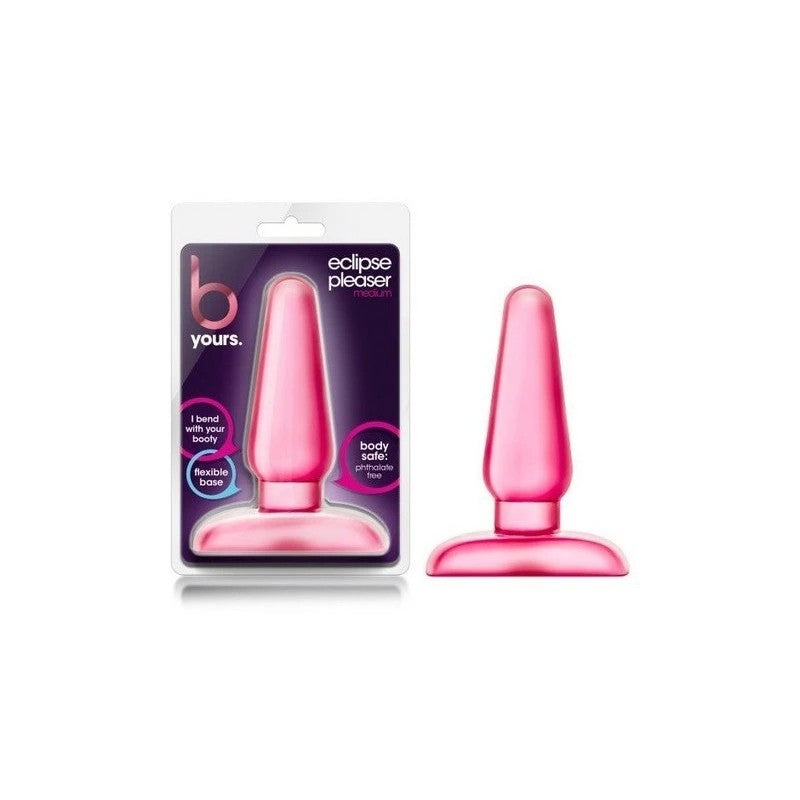 B Yours Eclipse Anal Pleaser Butt Plug Medium Pink Butt Plugs
