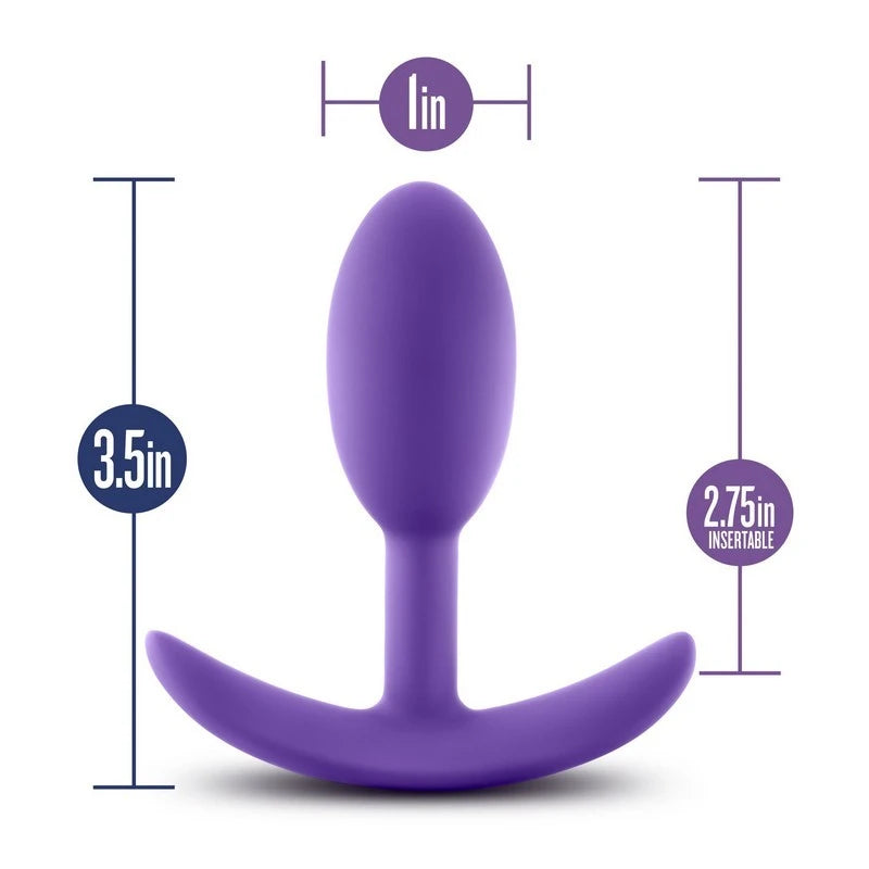 Luxe Wearable Vibra Slim And Sleek Anal Plug Small Butt Plugs