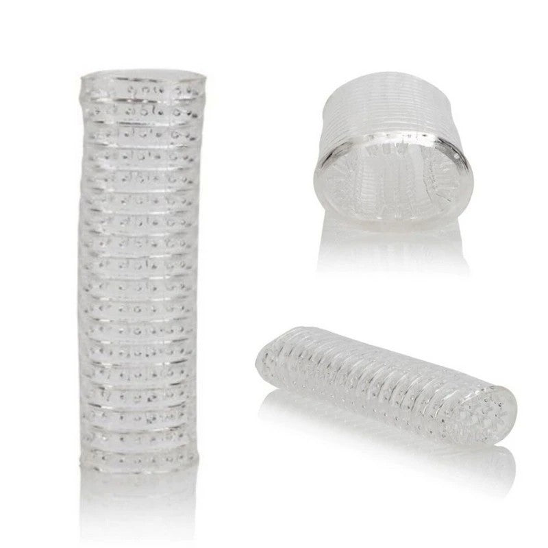 M For Men Stroke Male Masturbator Sleeve Clear Masturbators and Strokers