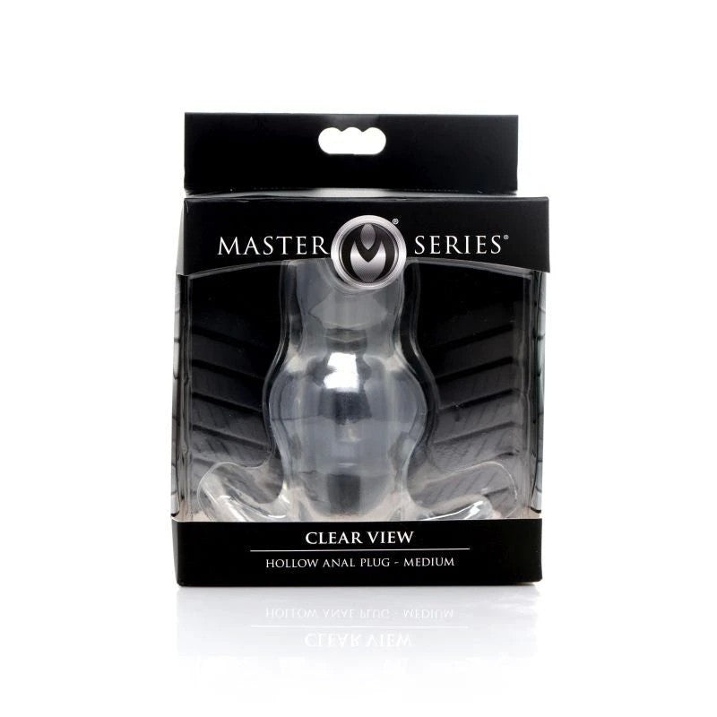 Master Series Clear View Hollow Anal Plug Butt Plugs