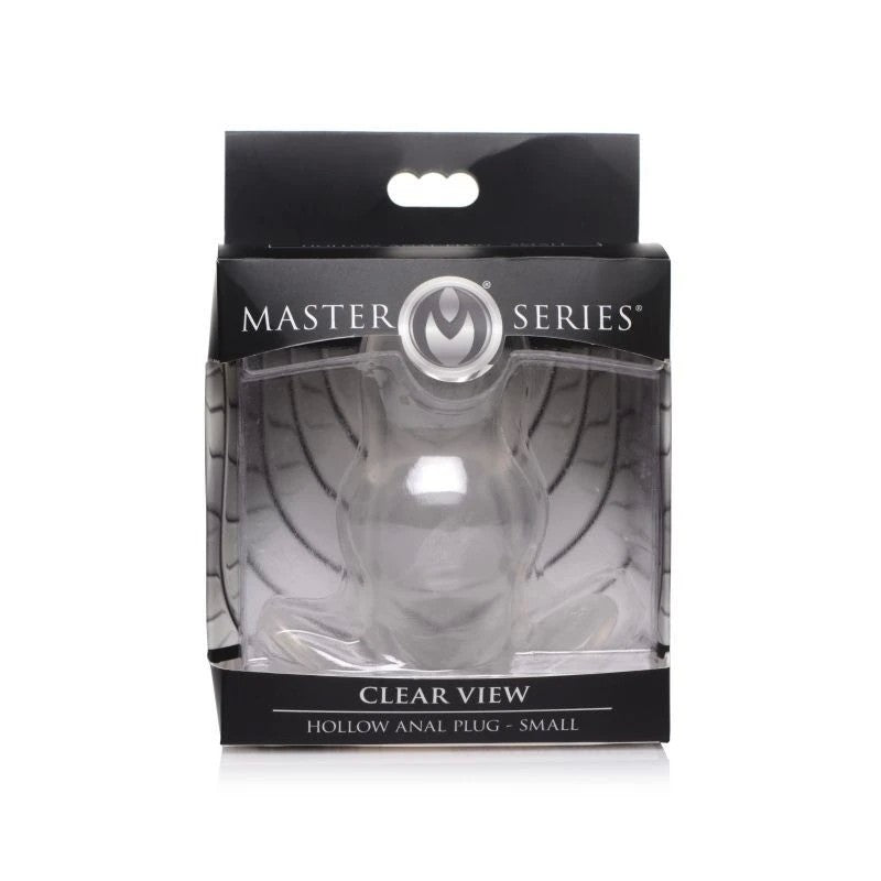 Master Series Clear View Hollow Anal Plug Butt Plugs