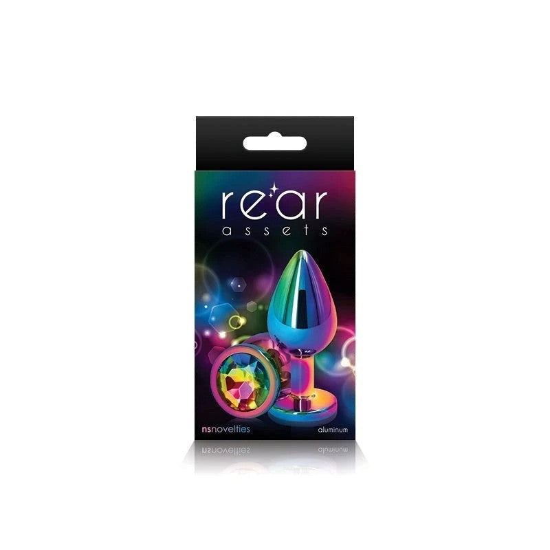 Rear Assets Multi-Coloured Gem - Stylish Anal Pleasure Butt Plugs