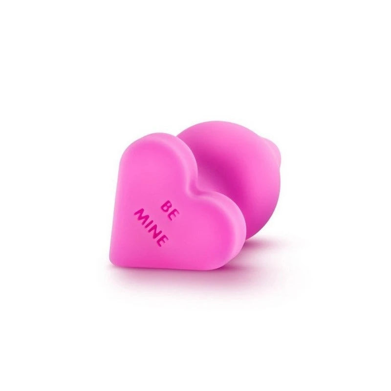 Play With Me Naughty Candy Heart Shaped Be Mine Silicone Butt Plug Butt Plugs