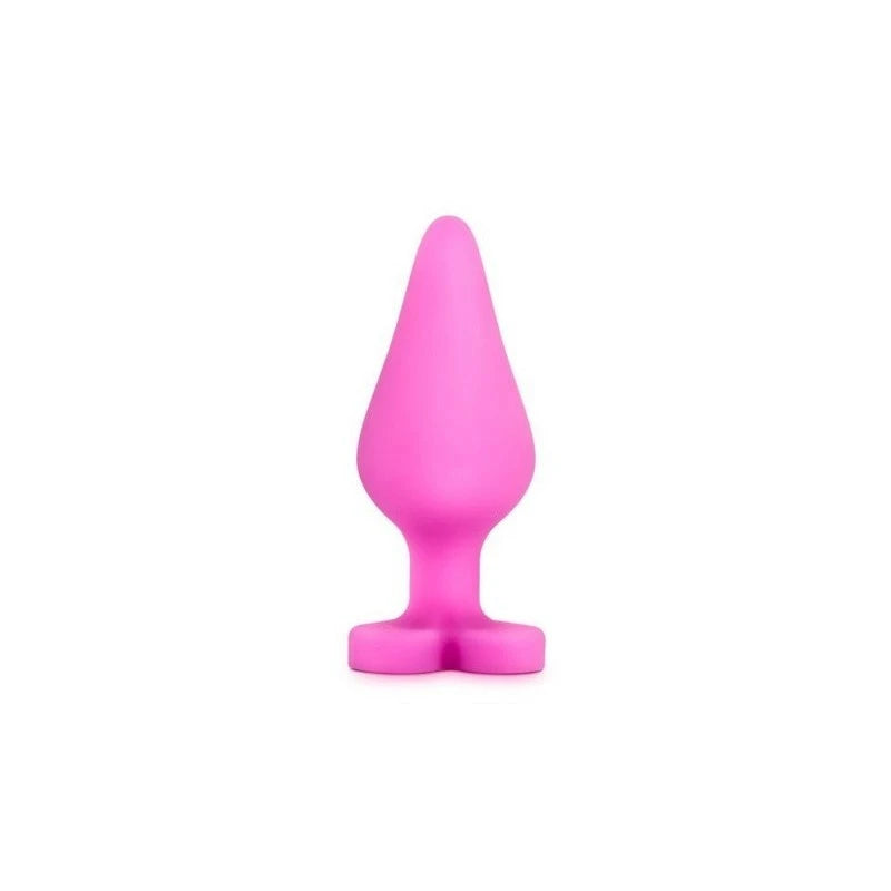 Play With Me Naughtier Candy Heart Shaped Ride Me Butt Plug 4 Inch Butt Plugs