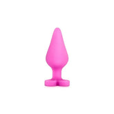 Play With Me Naughtier Candy Heart Shaped Ride Me Butt Plug 4 Inch Butt Plugs
