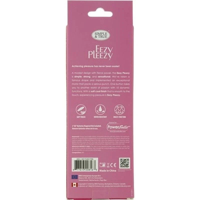 PowerBullet Eezy Pleezy 10 Speed 18 cm Bullet Vibrator Bullet Vibrators