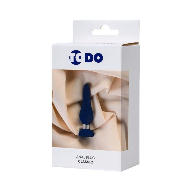 ToDo Silicone Anal Plug Classic Blue Butt Plugs