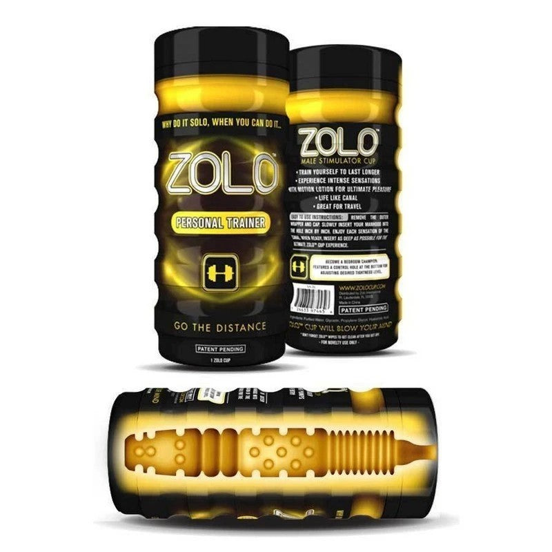 Zolo Personal Trainer Mens Stroker Cup Masturbators and Strokers