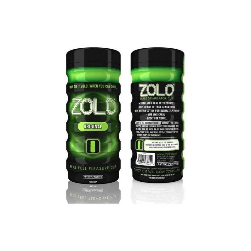 Zolo The Original Silicone Mens Masturbator Cup Masturbators and Strokers