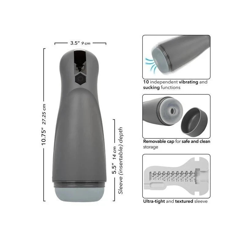 California Exotics Milk Master Automatic Milker Rechargeable Male Masturbator Masturbators and Strokers