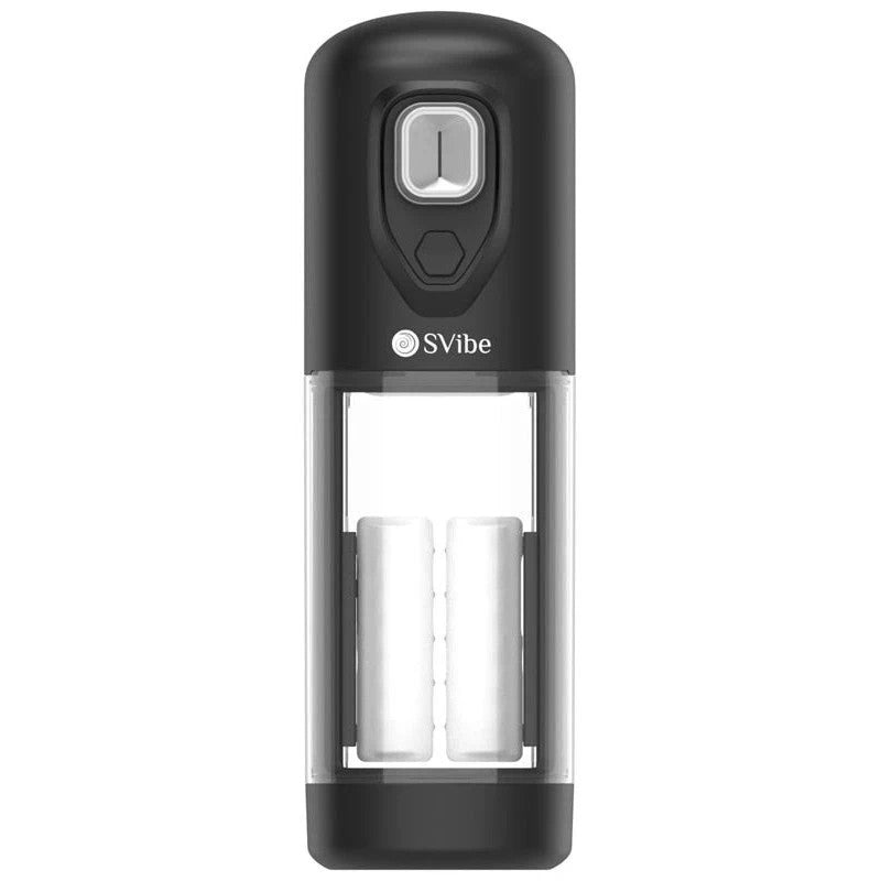 Svibe Ikon Volt Male Masturbator Transparent Black Masturbators and Strokers