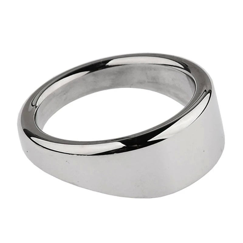 BDStyle Stainless Steel Chrome Rooster Penis Ring Steel Cock Rings
