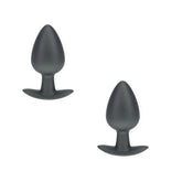 Shots OUCH! 8.9 cm Large Metallic and Soft Silicone Anal Plug Butt Plugs