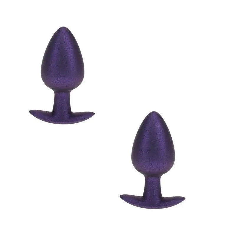 Shots OUCH! 8.9 cm Large Metallic and Soft Silicone Anal Plug Butt Plugs