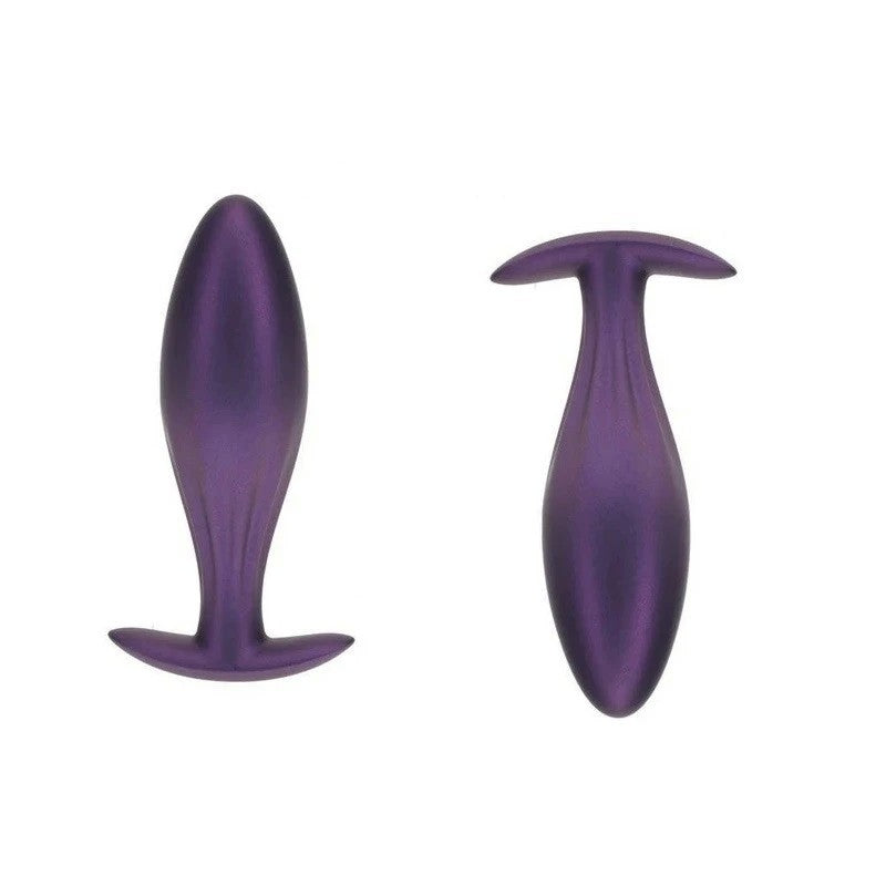 Shots OUCH! Oval Shaped 11.7 cm Metallic Waterproof Anal Plug Butt Plugs