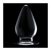 Lovetoy Flawless Tapered Tip Butt Plug 11.5cm Clear Butt Plugs