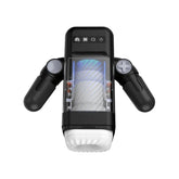 Amovibe Game Cup Thrusting & Rechargeable Male Masturbator Black Masturbators and Strokers