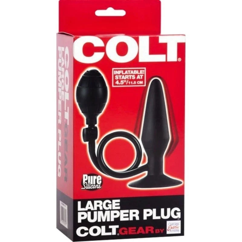 Colt Pumper Silicone Anal Plug With Easy Squeeze Bulb Butt Plugs