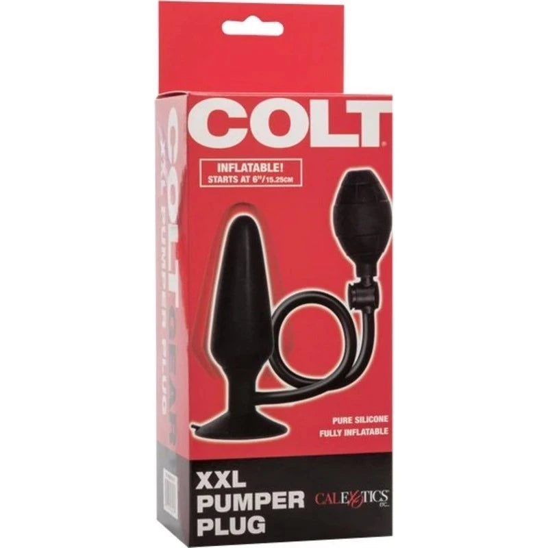 Colt Pumper Silicone Anal Plug With Easy Squeeze Bulb Butt Plugs