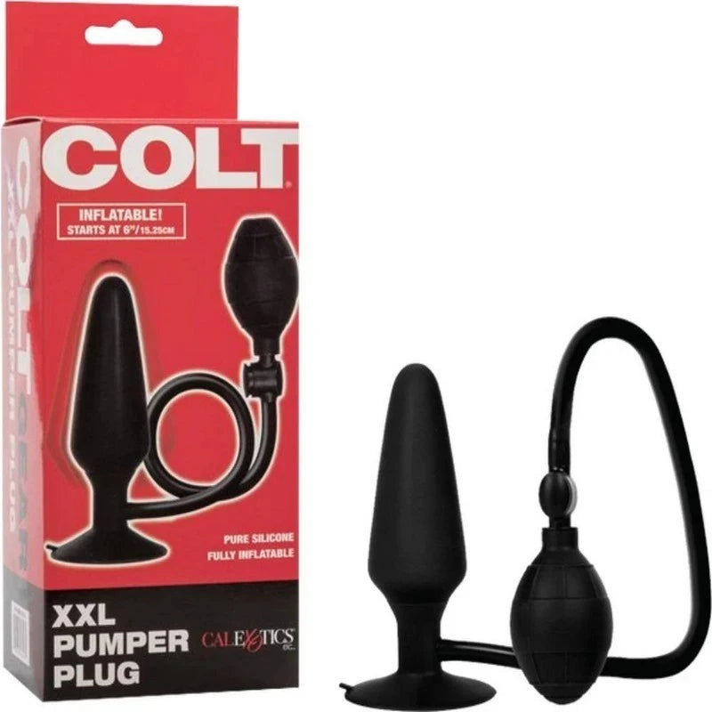 Colt Pumper Silicone Anal Plug With Easy Squeeze Bulb Butt Plugs