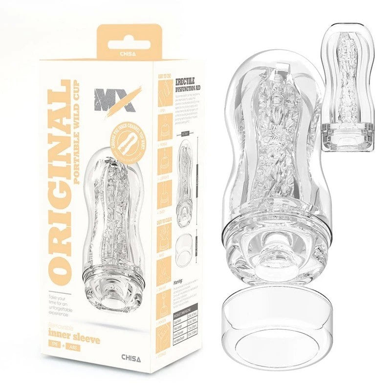 MX Original Portable Wild Male Stroker Cup Masturbators and Strokers