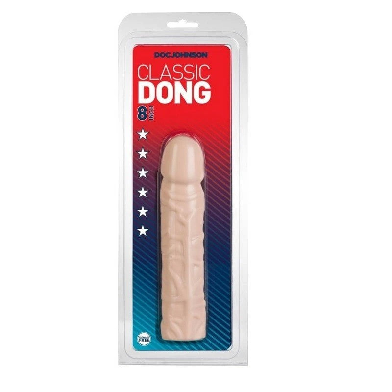 Doc Johnson 8 Inches Classic Realistic Dong with Veins Realistic Dildos