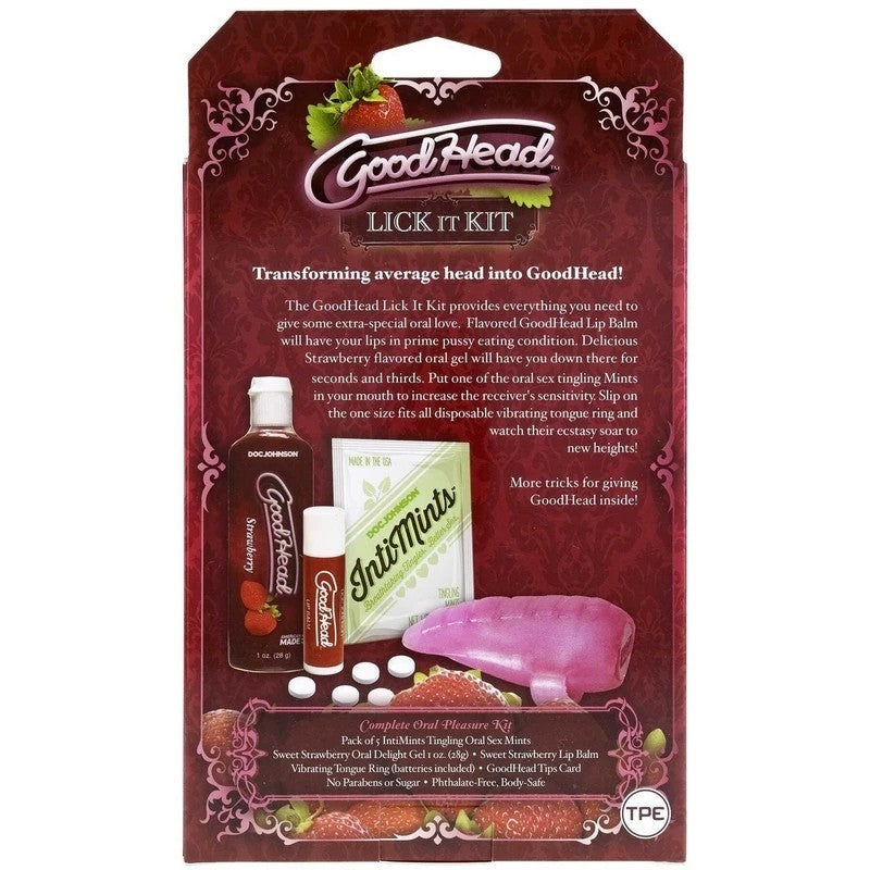 GoodHead Complete Oral Pleasure Kit For Women Sex Kits