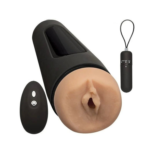Main Squeeze The Original Vibro Pussy Masturbator With Bullet & Wireless Remote Masturbators and Strokers