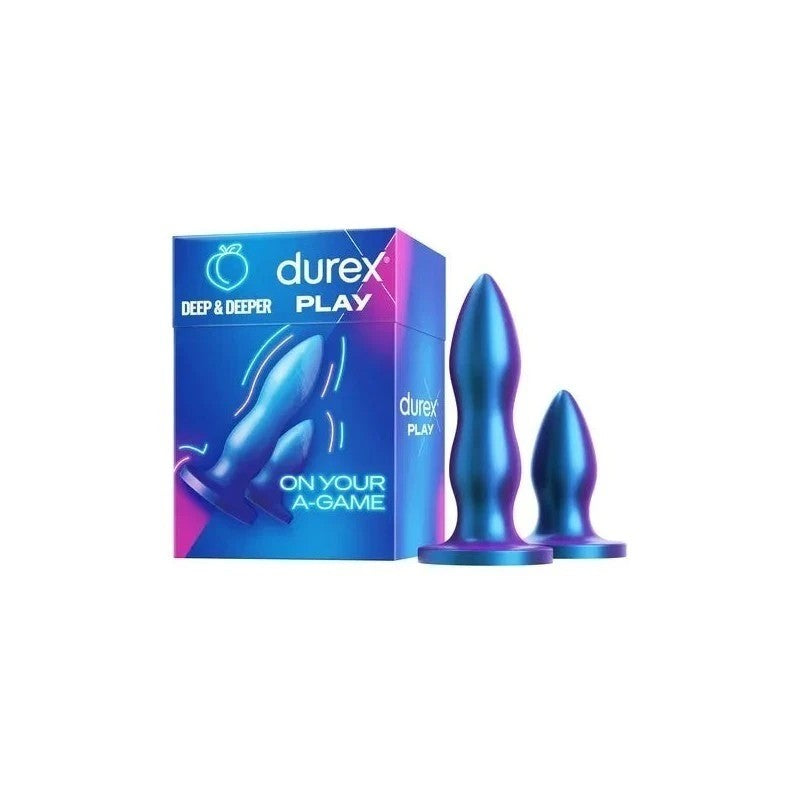 Durex Play Deep & Deeper Silicone Anal Plug Set Butt Plugs