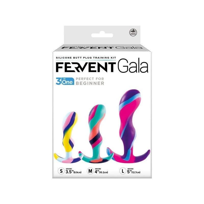 Fervent Gala Silicone Butt Plug Training Kit Butt Plugs