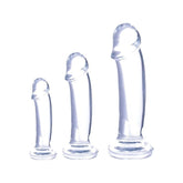 Ice Crystals Collection Triple Lover 3 In 1 Anal Plug Training Kit Clear