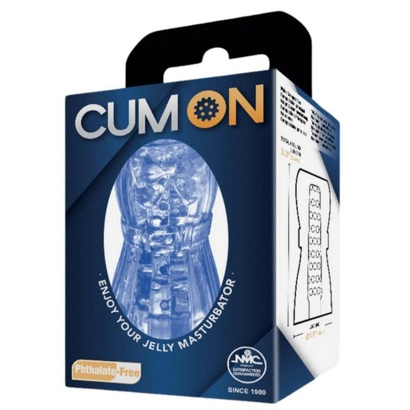 Cum On 3.3 Inches Pocket Jelly Male Masturbator Masturbators and Strokers