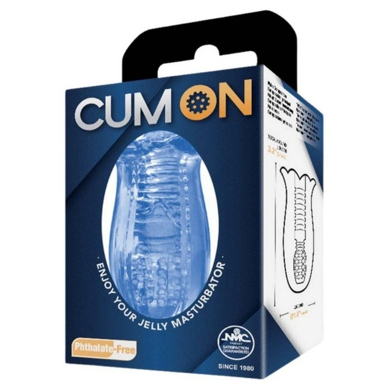 Cum On 3.2 Inches Pocket Jelly Mens Masturbator Masturbators and Strokers