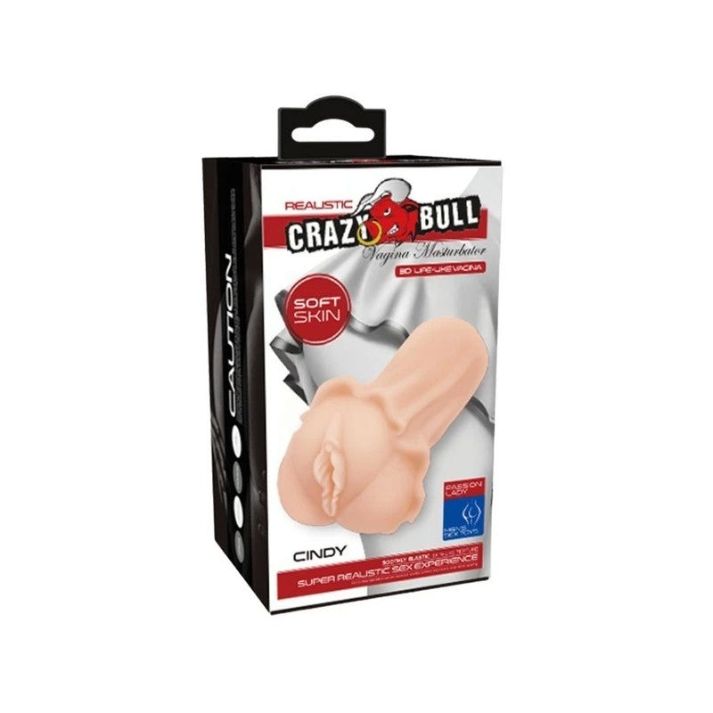 Crazy Bull Cindy Realistic Vagina Mens Stroker Flesh Masturbators and Strokers