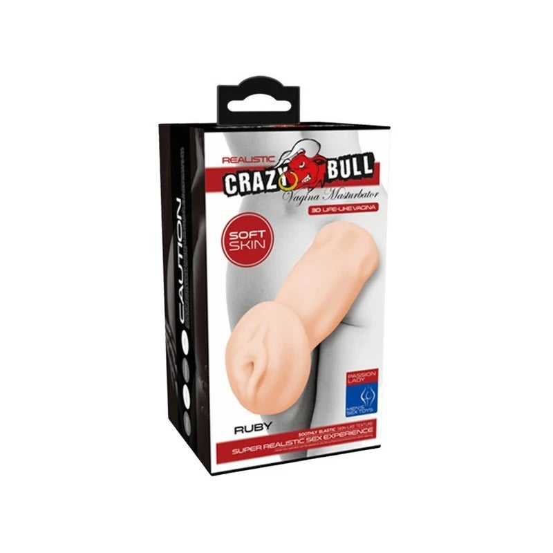 Crazy Bull Ruby Realistic Feel Vagina Masturbator Flesh Realistic Butts And Vaginas