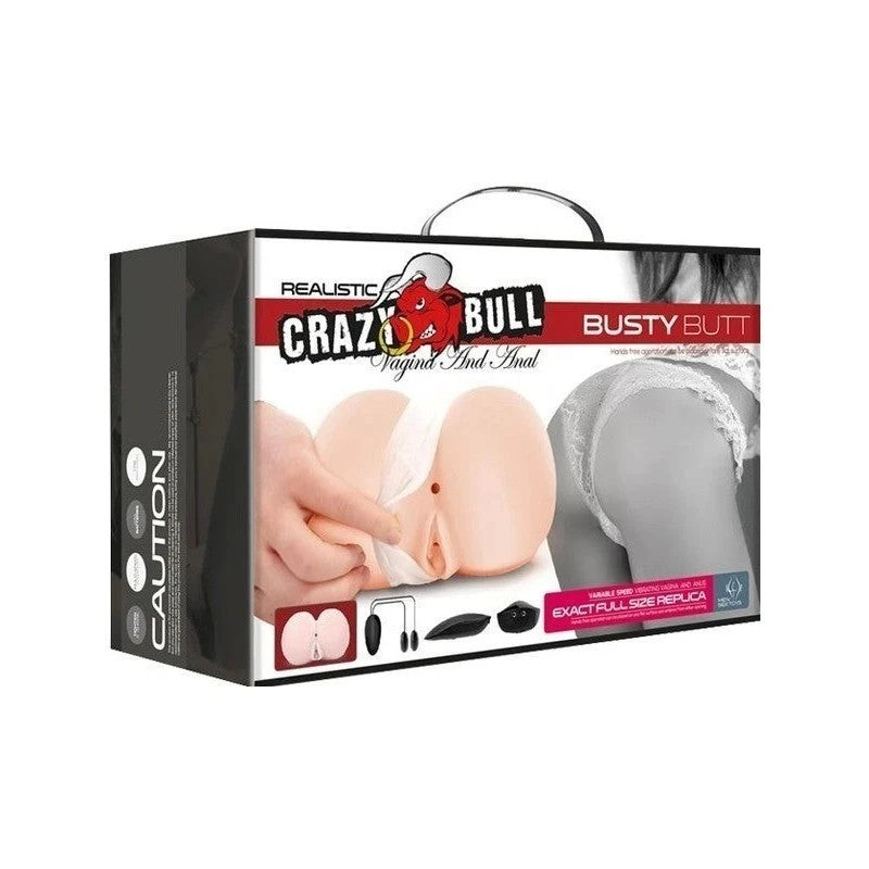 Crazy Bull Realistic Busty Butt Vagina & Anal Stimulator Realistic Butts And Vaginas