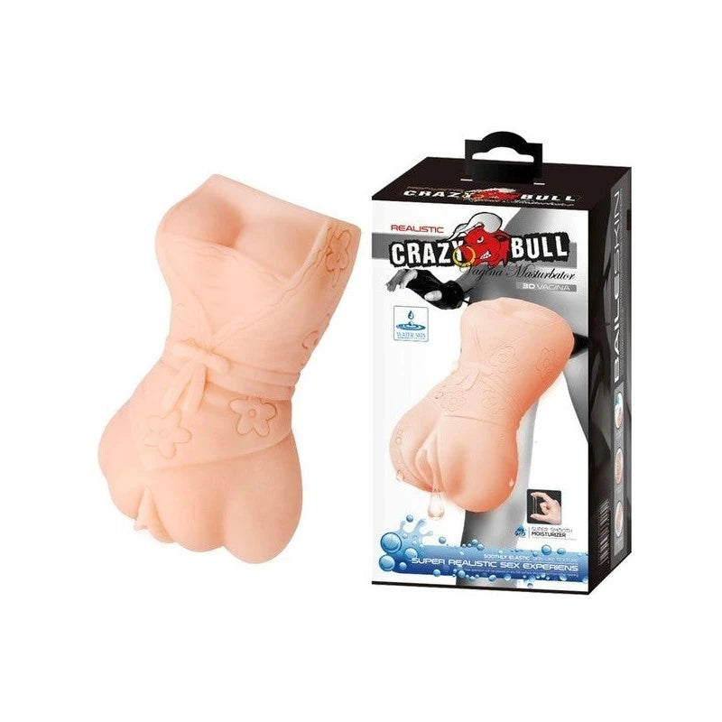Crazy Bull Water Activated 3D Realistic Vagina Male Stroker Flesh Realistic Butts And Vaginas